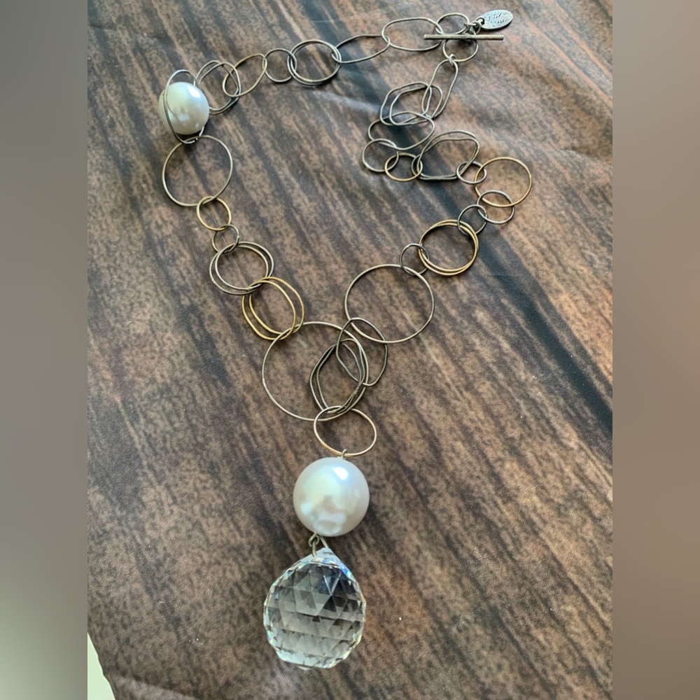Chan Luu long large link necklace